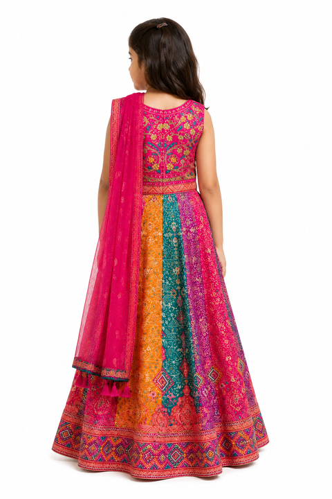 Multicolor Lehenga Choli Set