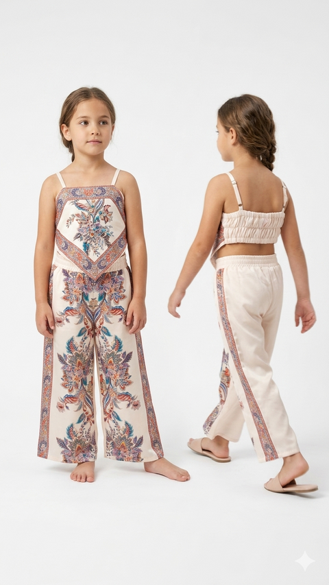 Scarf Style Crop Top