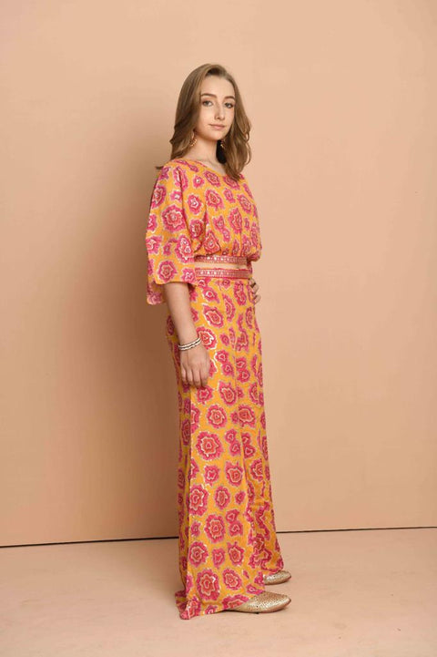 Yellow Palazzo Suit