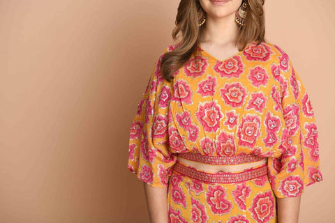 Yellow Palazzo Suit