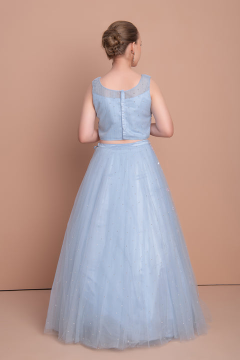 Sky Blue Choli