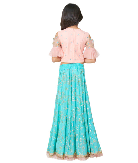 Peach Choli