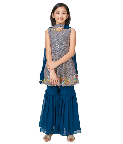 Blue Garara Suit