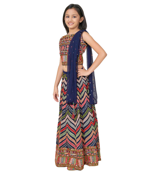 Blue Choli
