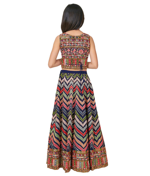 Blue Choli