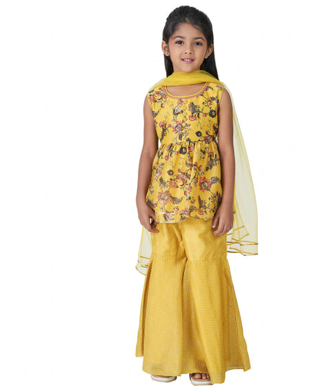 Yellow Palazzo Suit