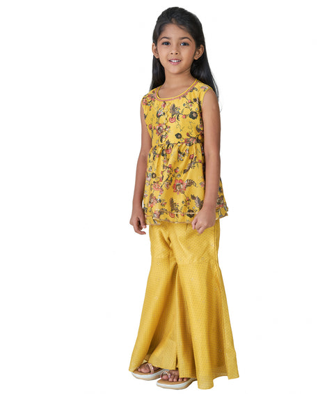 Yellow Palazzo Suit