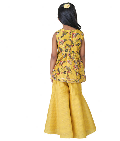 Yellow Palazzo Suit