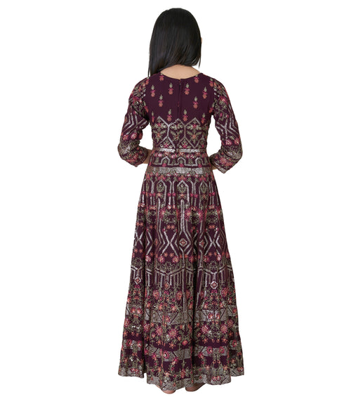 Maroon Gown