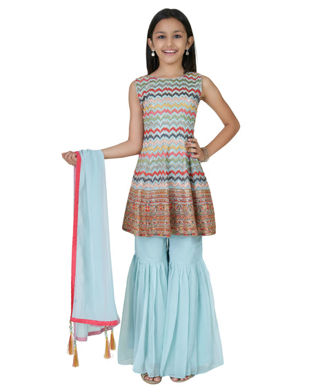 Blue Garara Suit