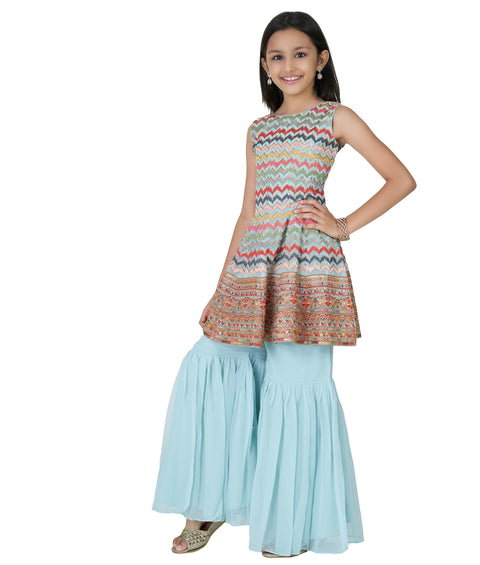 Blue Garara Suit