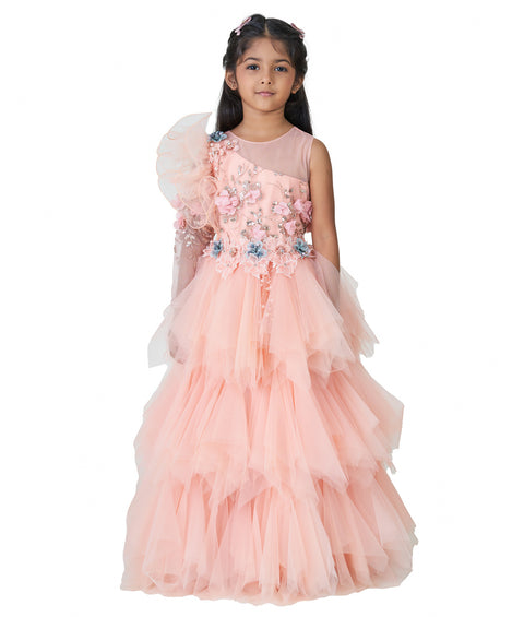Peach Gown