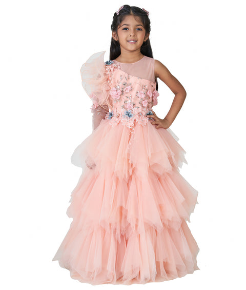 Peach Gown