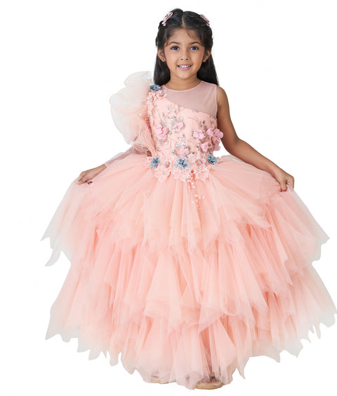 Peach Gown
