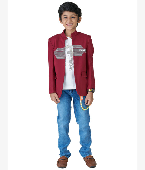 Maroon Blazer