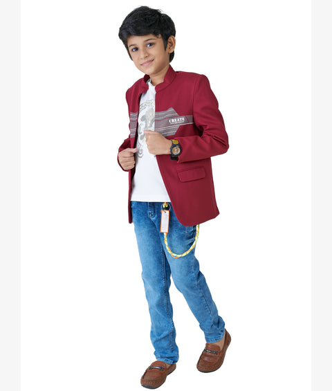 Maroon Blazer