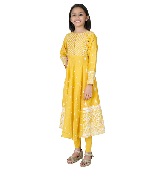 Yellow Chudidar