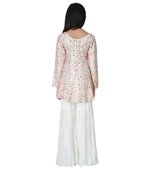 Cream Garara Suit