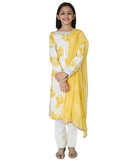 Yellow Chudidar