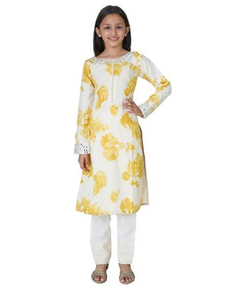 Yellow Chudidar