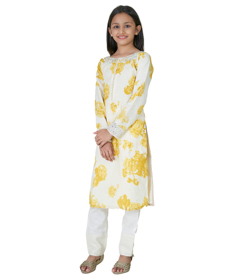 Yellow Chudidar
