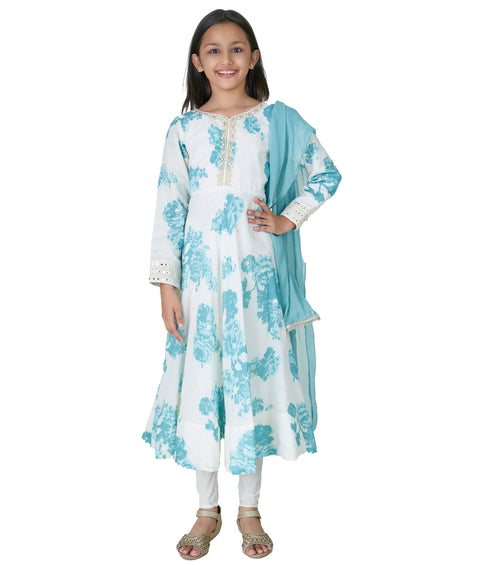Blue Chudidar
