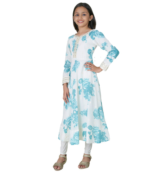 Blue Chudidar