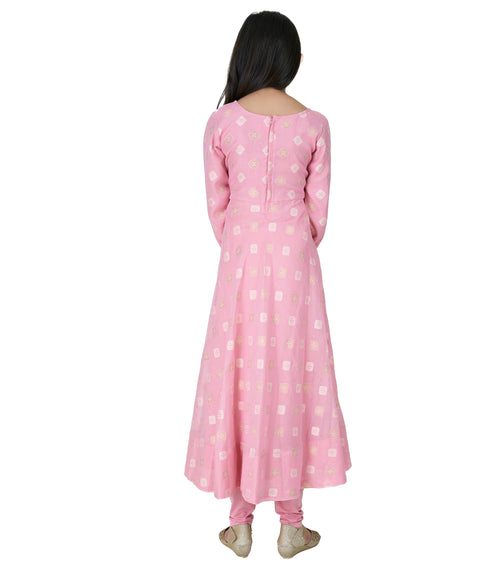 Pink Chudidar