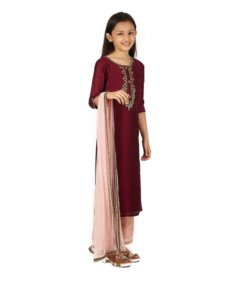 Wine Chudidar