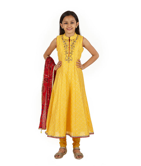 Yellow Chudidar