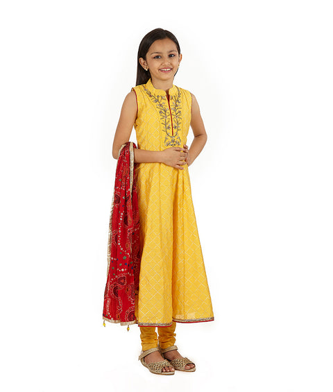 Yellow Chudidar