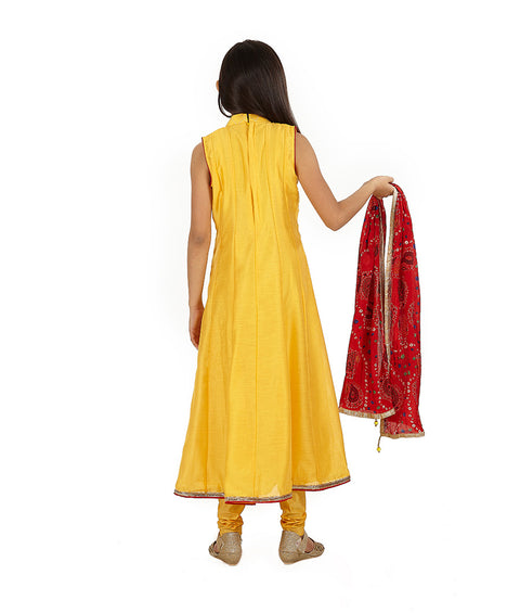 Yellow Chudidar