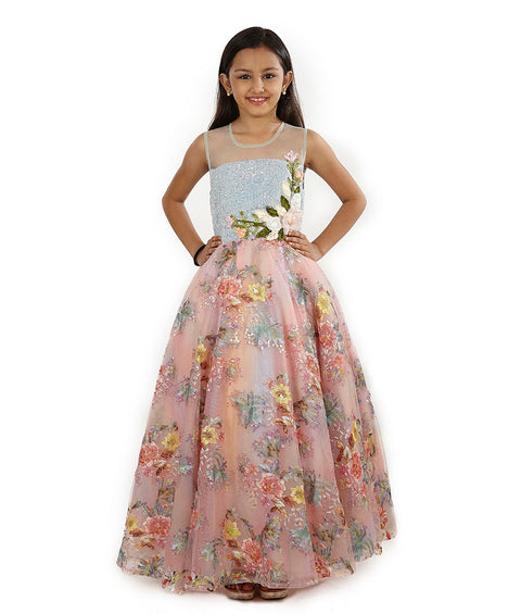 Multicolour Gown